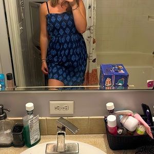 GORGEOUS BLUE OLD NAVY DRESS!! SIZE 4!!